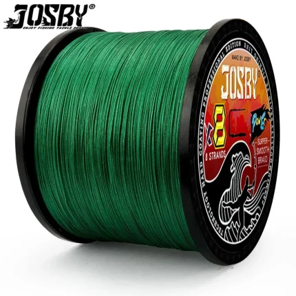 JOSBY 8X hilo de pescar multifilamento 8 hebras alambre trenzado PE 300M 500M 100M productos de pesca de carpa 22-100LB accesorios de pesca de mar