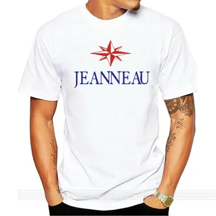 Jeanneau-Camiseta de velero para hombre, camiseta de marca, Camiseta de algodón de verano