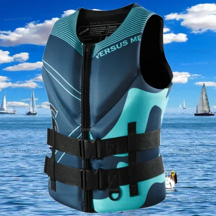 Chaleco salvavidas para adultos, deportes acuáticos, natación, Surf, balsa, Kayak, pesca, Jet Ski, chaleco salvavidas, superflotabilidad, chalecos salvavidas de rescate de neopreno