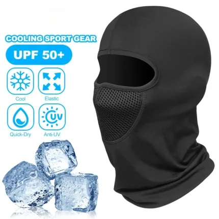 Máscara de motociclismo protección contra el viento y calidez máscara facial completa transpirable pasamontañas sombrero bufanda capucha Moto Biker gorra de viento